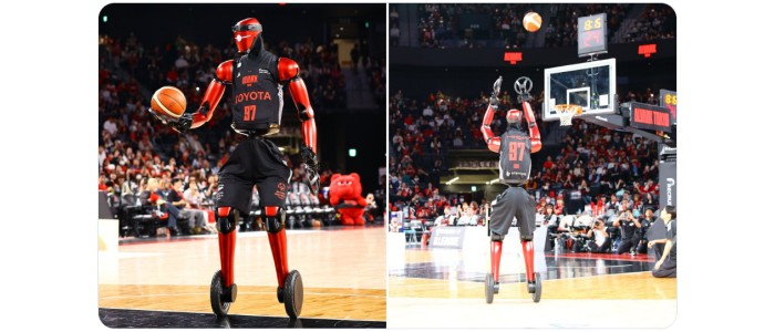 Новий робот від Toyota використовує інтелектуальні системи машинного зору для гри в баскетбол