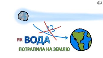 Як вода потрапила на Землю